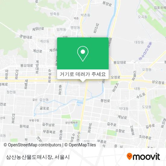 삼산농산물도매시장 지도