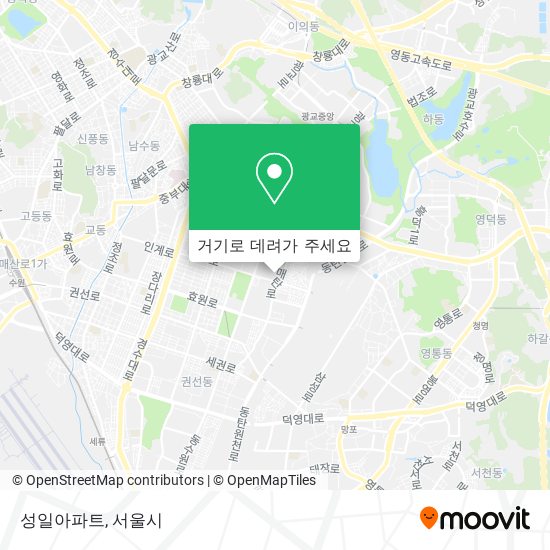 성일아파트 지도