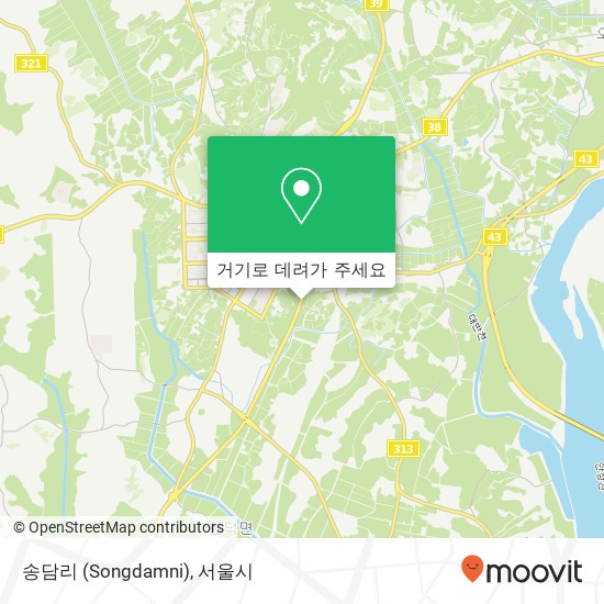 송담리 (Songdamni) 지도