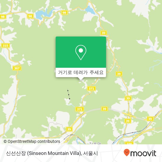 신선산장 (Sinseon Mountain Villa) 지도