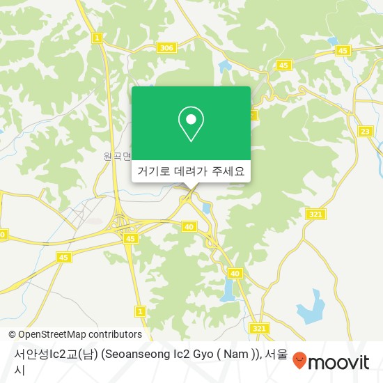 서안성Ic2교(남) (Seoanseong Ic2 Gyo ( Nam )) 지도