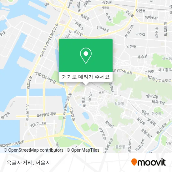 옥골사거리 지도