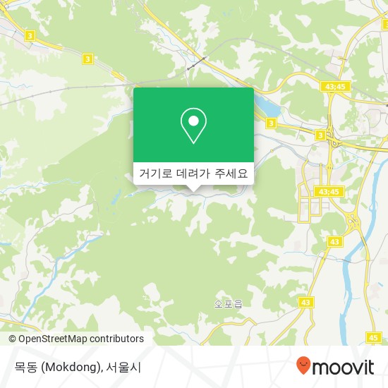 목동 (Mokdong) 지도