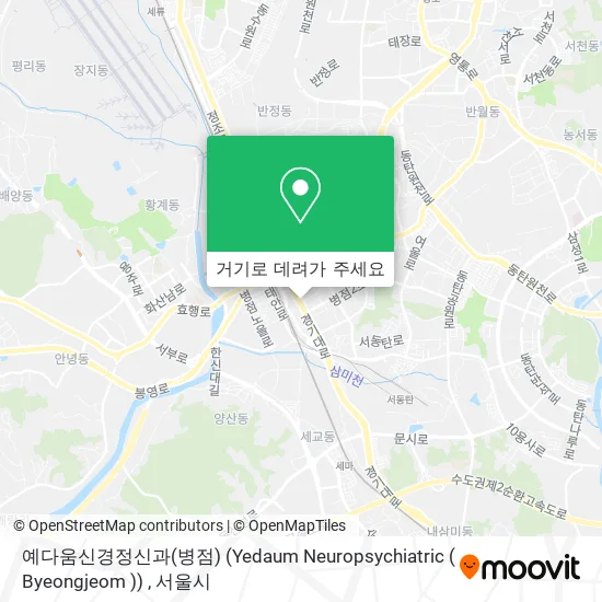 예다움신경정신과(병점) (Yedaum Neuropsychiatric ( Byeongjeom )) 지도