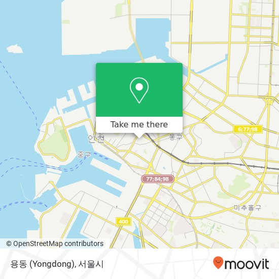 용동 (Yongdong) 지도