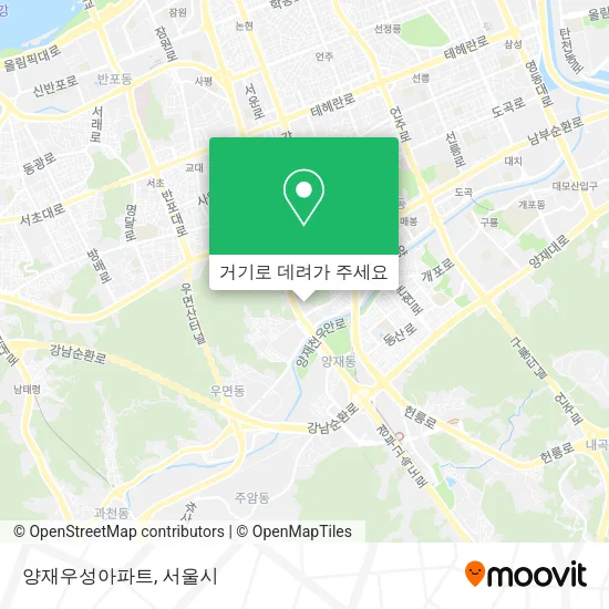 양재우성아파트 지도