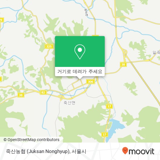 죽산농협 (Juksan Nonghyup) 지도