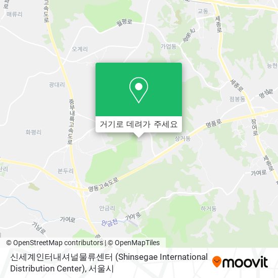 신세계인터내셔널물류센터 (Shinsegae International Distribution Center) 지도