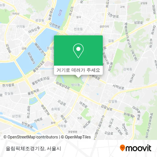 올림픽체조경기장 지도
