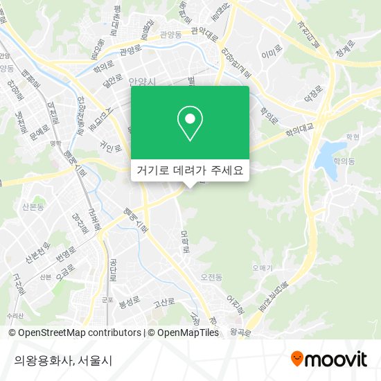 의왕용화사 지도
