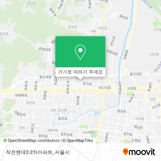 작전현대2-2차아파트 지도