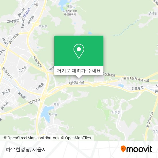 하우현성당 지도