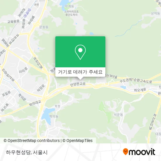 하우현성당 지도
