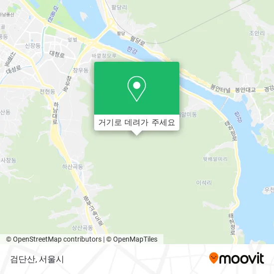 검단산 지도