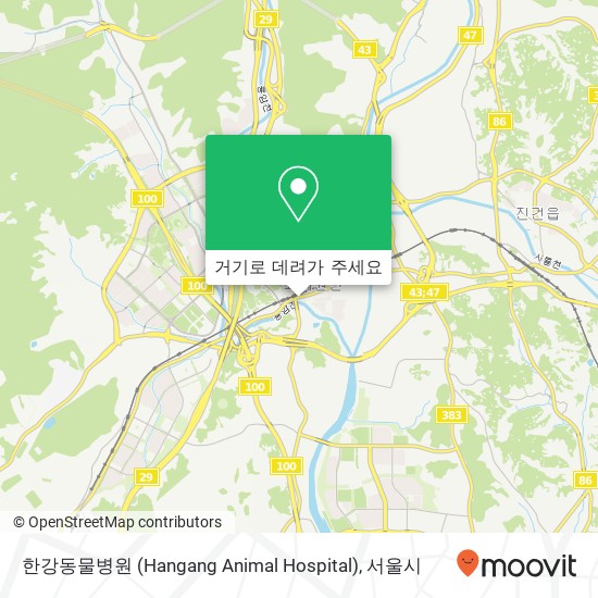 한강동물병원 (Hangang Animal Hospital) 지도