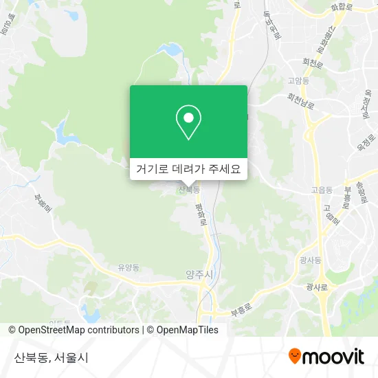산북동 지도