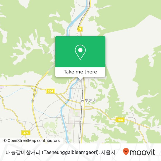 태능갈비삼거리 (Taeneunggalbisamgeori) 지도