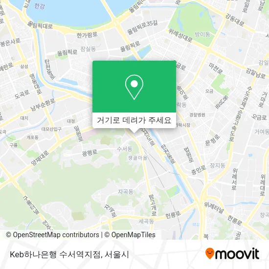 Keb하나은행 수서역지점 지도