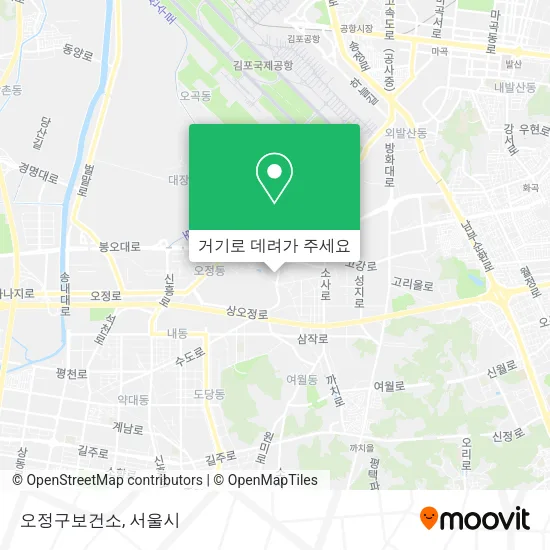오정구보건소 지도