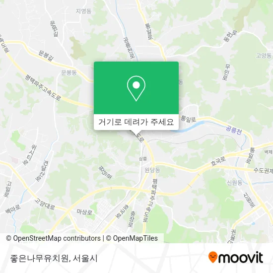 좋은나무유치원 지도