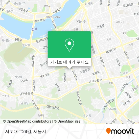 서초대로38길 지도
