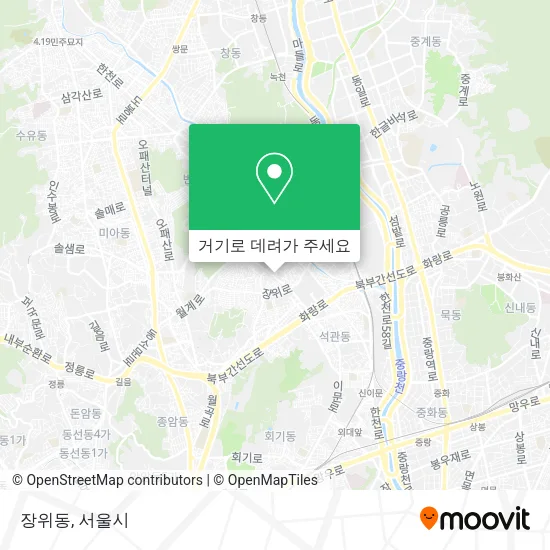 장위동 지도
