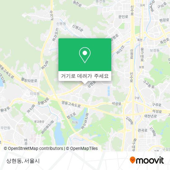 상현동 지도