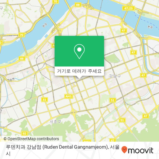 루덴치과 강남점 (Ruden Dental Gangnamjeom) 지도