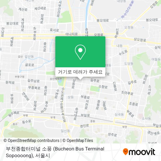 부천종합터미널 소풍 (Bucheon Bus Terminal Sopoooong) 지도