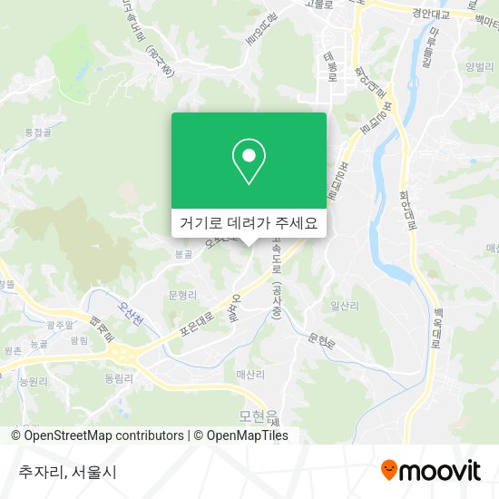 추자리 지도