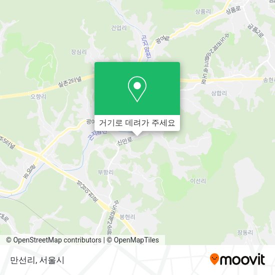 만선리 지도