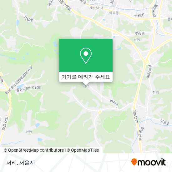 서리 지도