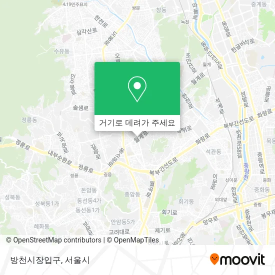방천시장입구 지도