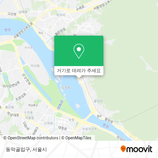 동막골입구 지도