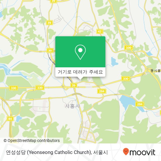 연성성당 (Yeonseong Catholic Church) 지도