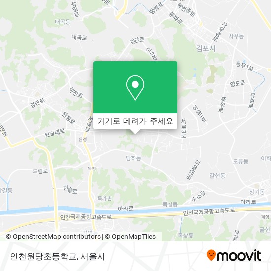 인천원당초등학교 지도