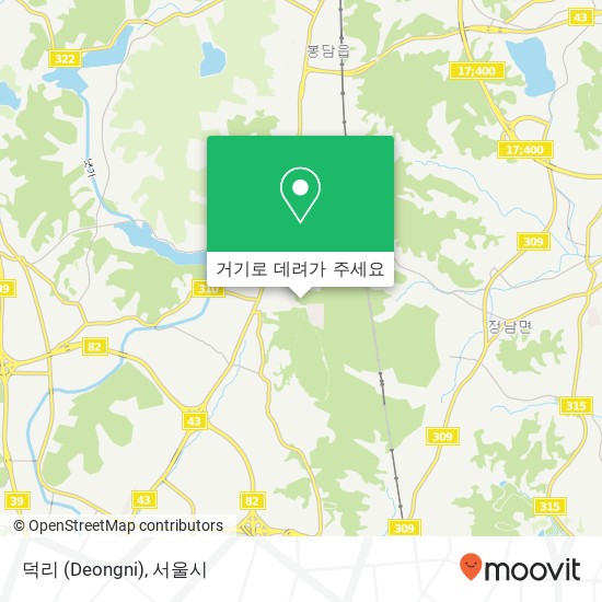 덕리 (Deongni) 지도