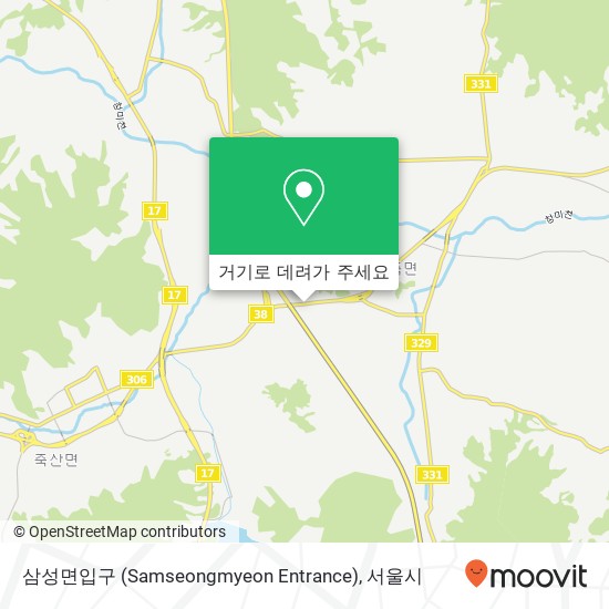 삼성면입구 (Samseongmyeon Entrance) 지도