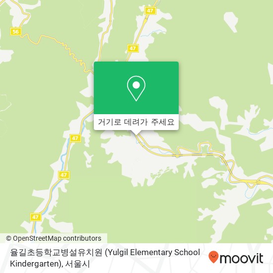 율길초등학교병설유치원 (Yulgil Elementary School Kindergarten) 지도