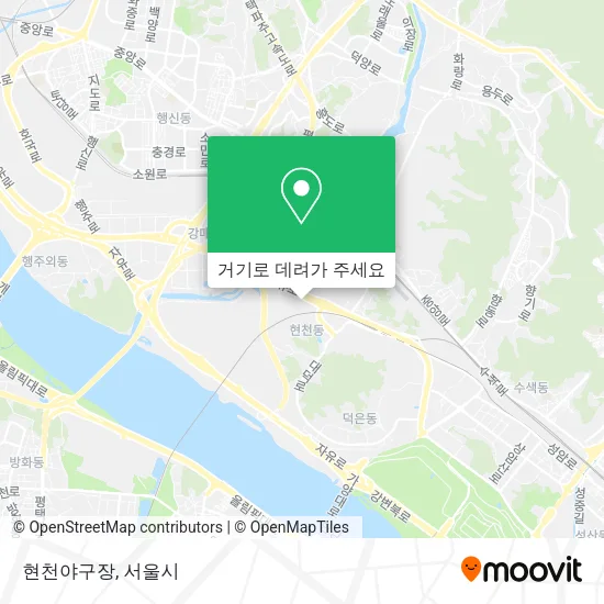 현천야구장 지도