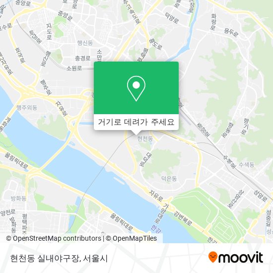 현천동 실내야구장 지도