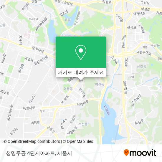 청명주공 4단지아파트 지도
