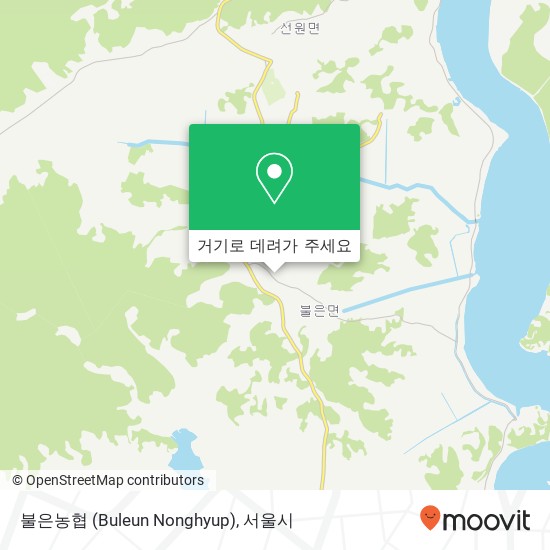 불은농협 (Buleun Nonghyup) 지도