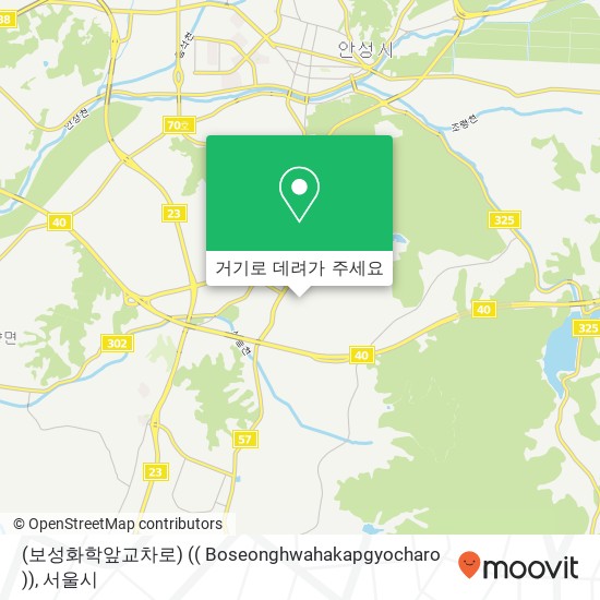 (보성화학앞교차로) (( Boseonghwahakapgyocharo )) 지도