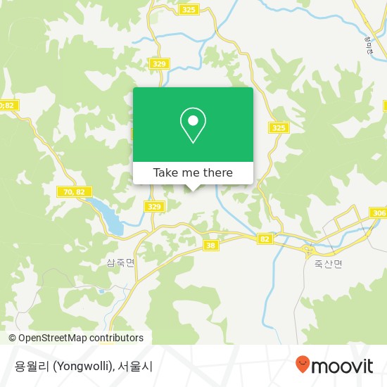 용월리 (Yongwolli) 지도