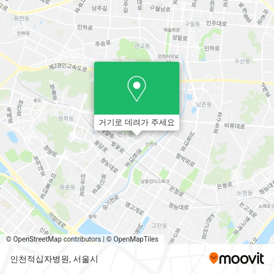 인천적십자병원 지도