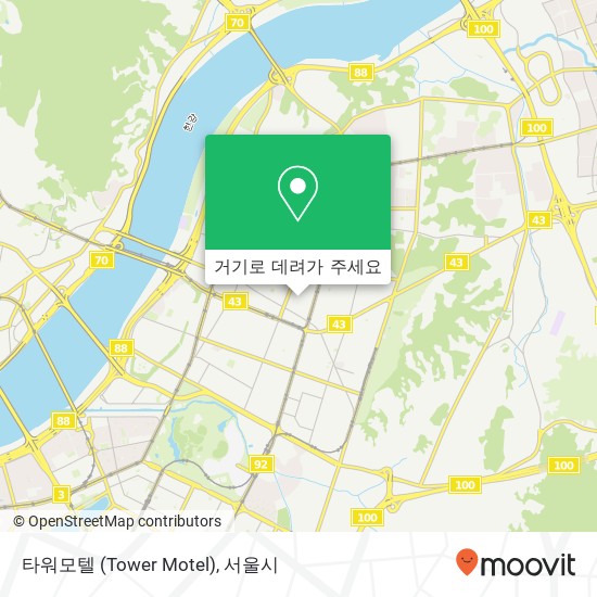 타워모텔 (Tower Motel) 지도