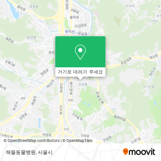 해뜰동물병원 지도