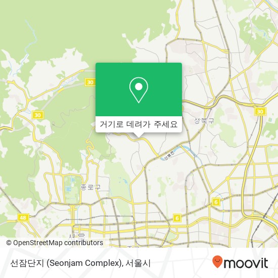 선잠단지 (Seonjam Complex) 지도