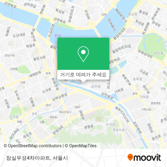 잠실우성4차아파트 지도